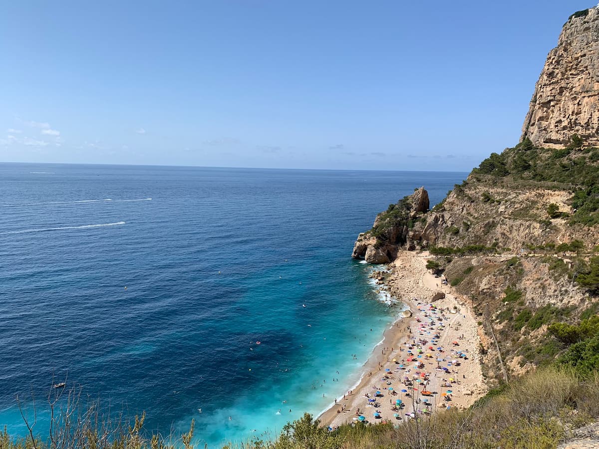 côte méditerranéenne Plage d'Espagne