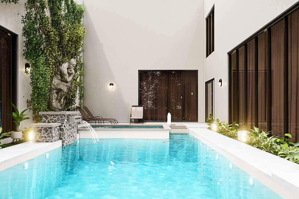 3 Maison luxueuse avec piscine