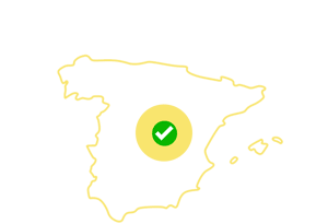 petite carte de l'Espagne
