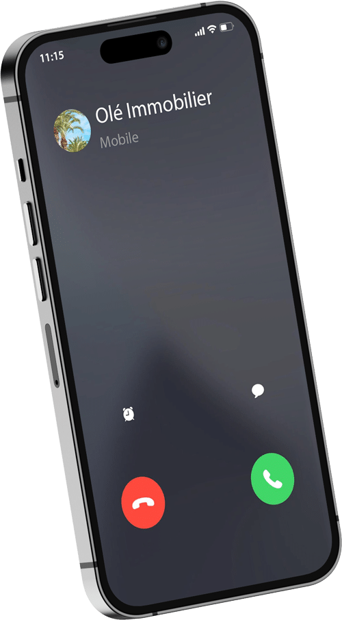 Mockup Iphone Olé Immobilier