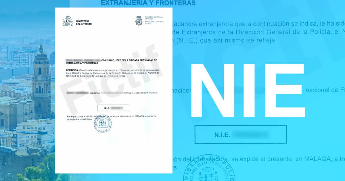 NIE ou Numéro d’Identification d’Étrangers