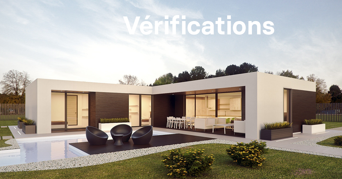 Vérifications - Belle villa avec piscine