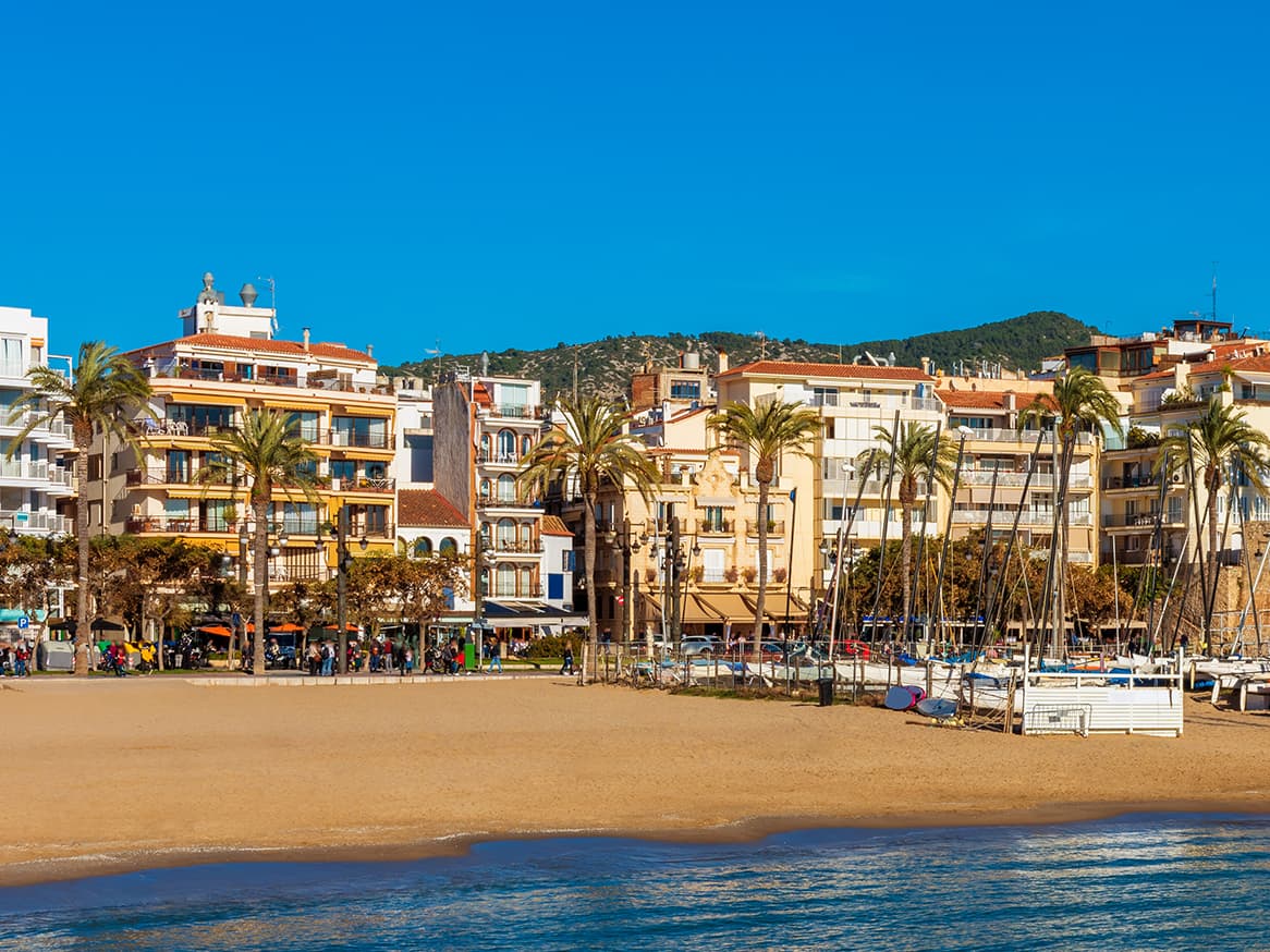 front_de_mer_sitges Ville de Sitges