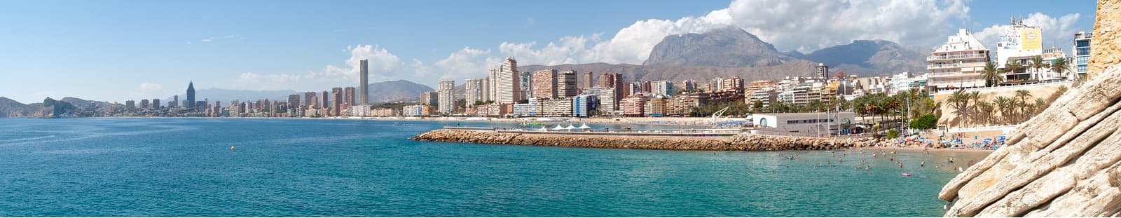 Panorama de San Juan de Alicante Panorama de San Joan de Alicante