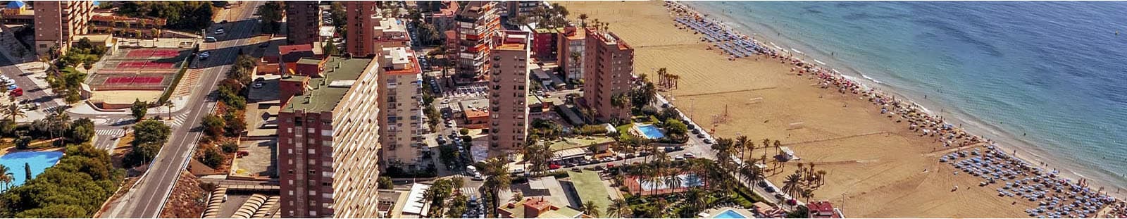 Vue panoramique Bernidom Vue panoramique sur les appartements de Benidorm