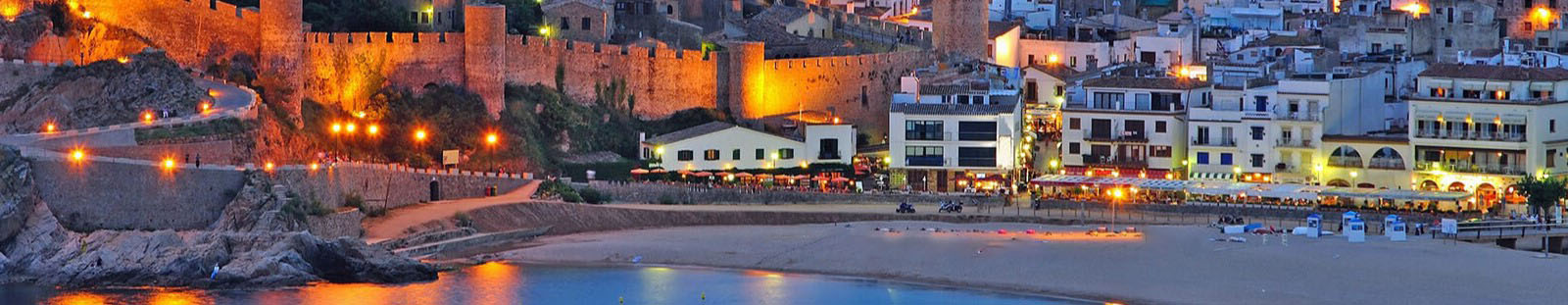 Vue panoramique appartements à Tossa de Mar Ville de Tossa de Mar