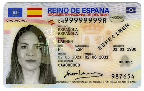 Exemple_de_dni DNI espagnol (specimen)