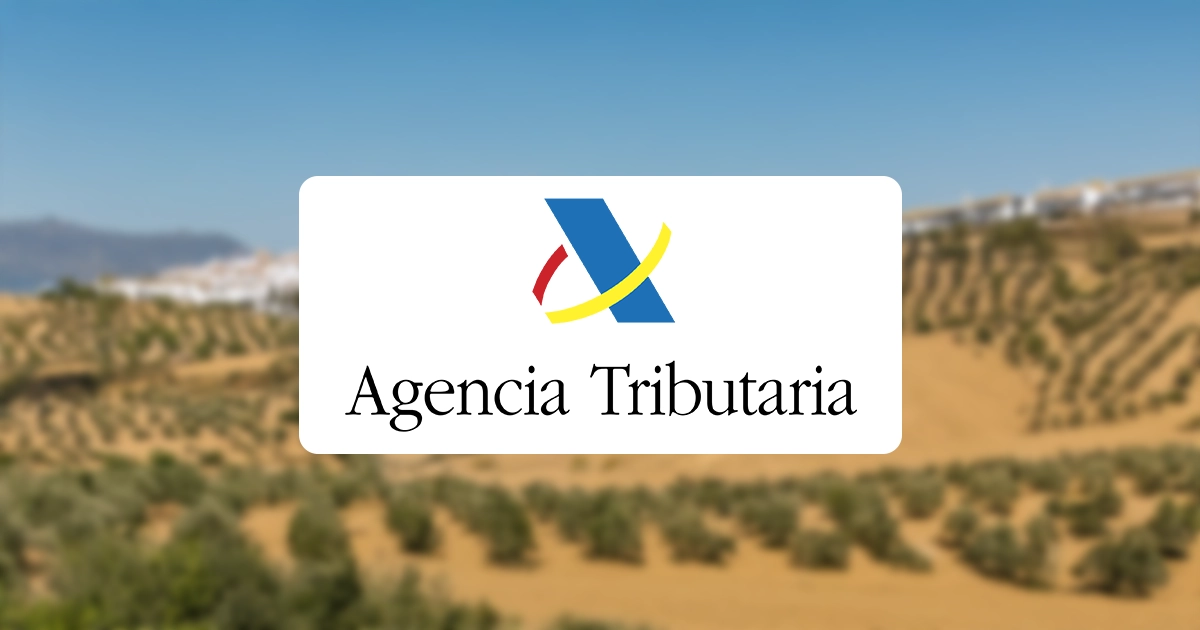 paysage_d’andalousie_avec_le_logo_agencia_tributaria Paysage d'Andalousie avec le logo de l'Agencia Tributaria