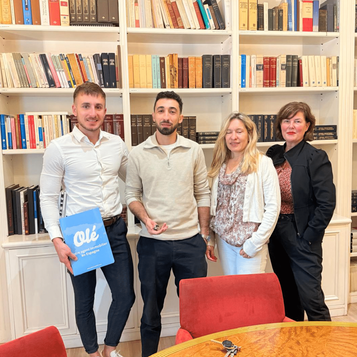 Photo chez le notaire du client: Hadrian S.