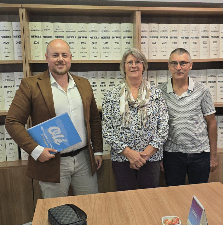 Photo chez le notaire du client: Mylène D.