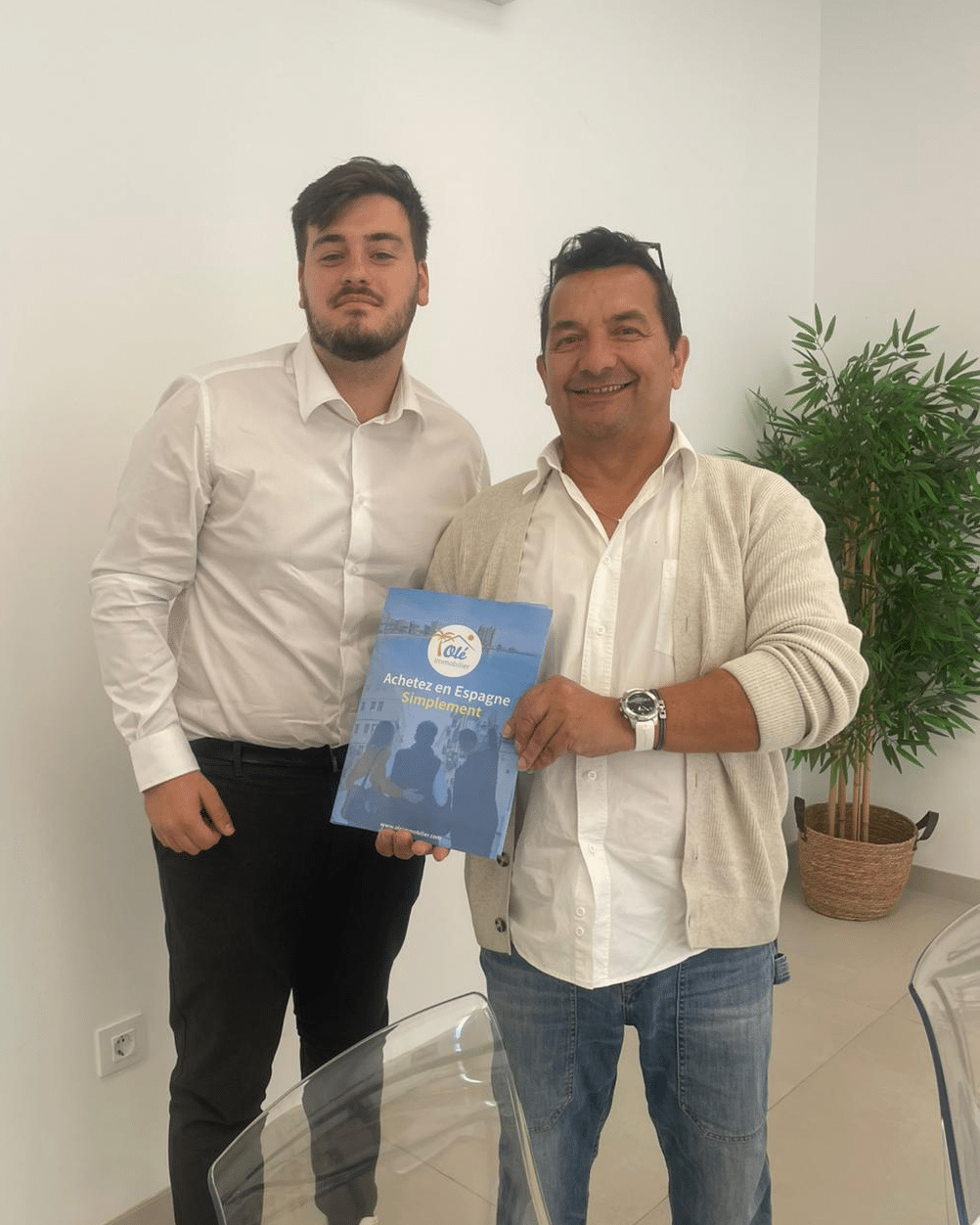 Photo chez le notaire du client: Jean H.