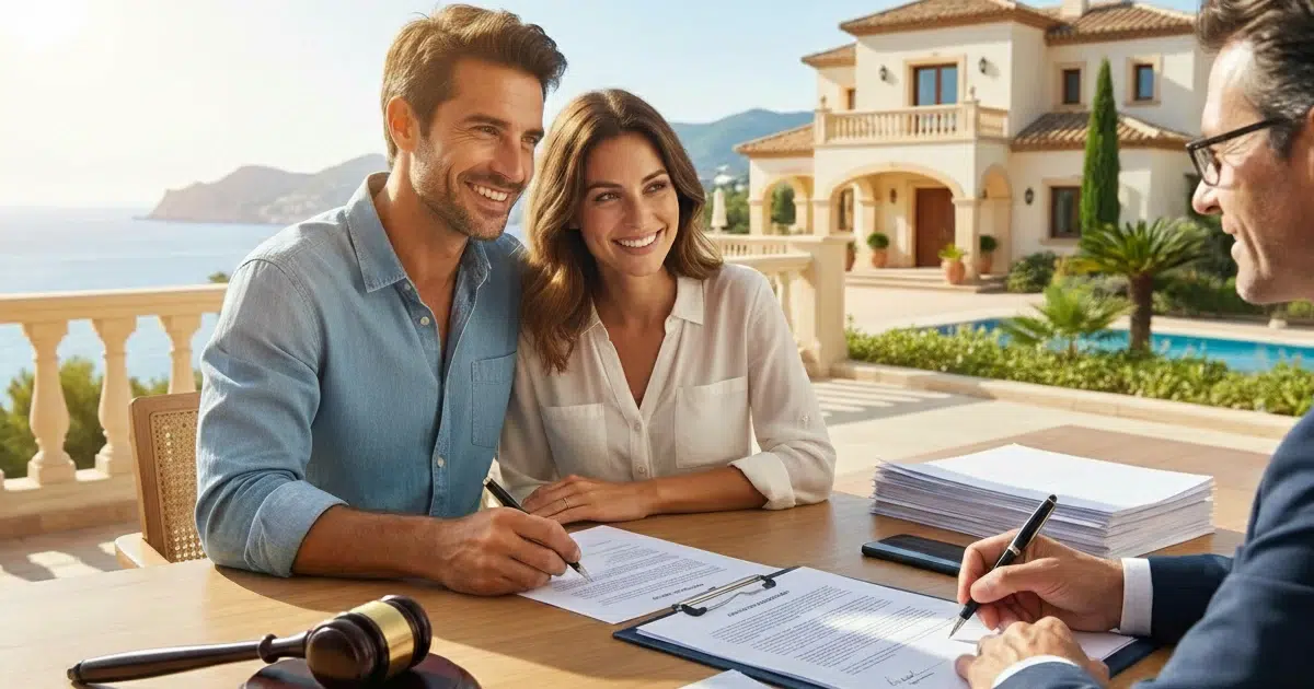 Achat immobilier en Espagne : vérification de la légalité du logement et signature des documents avec un professionnel