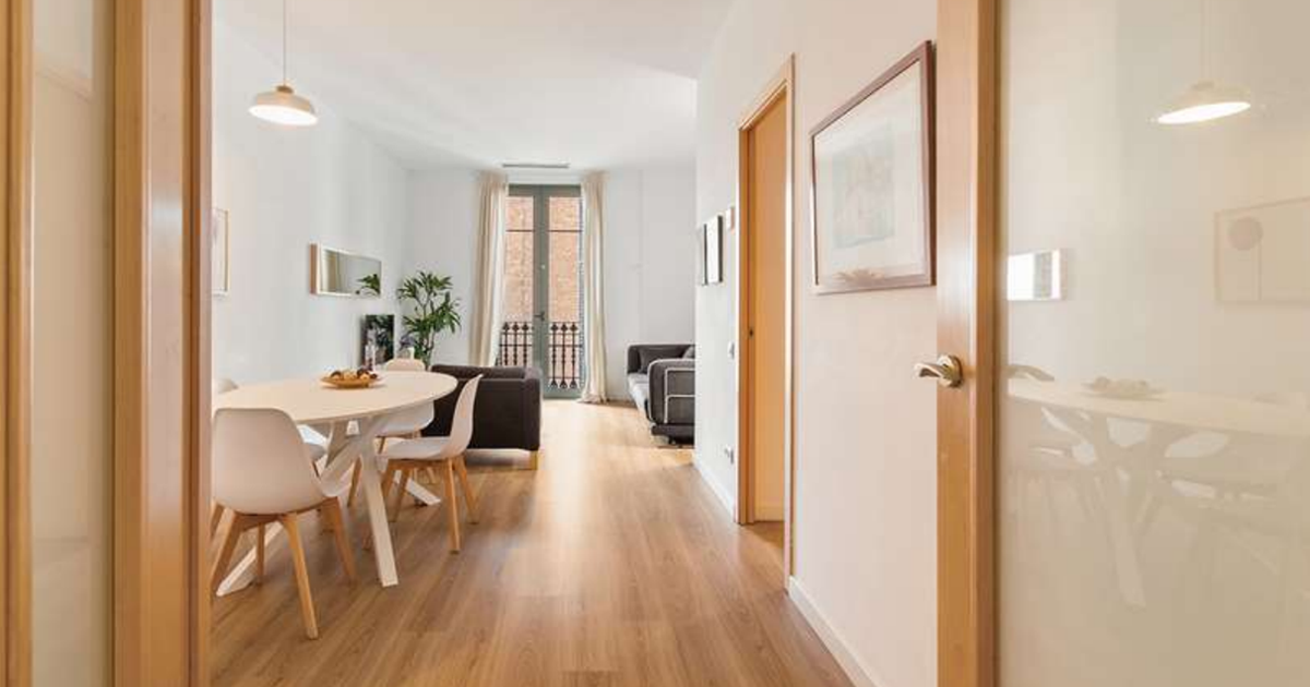 Salon d'un appartement à Barcelone