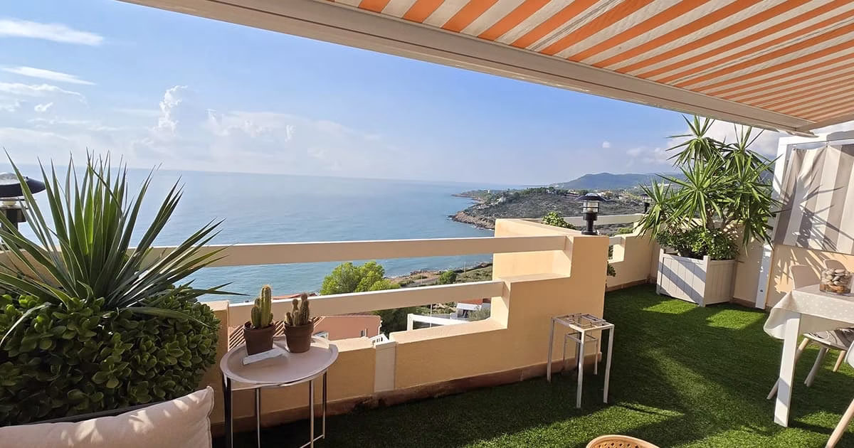 Vue mer à Peniscola