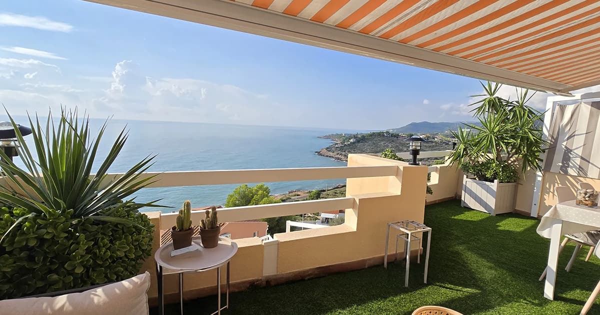 Vue mer à Peniscola