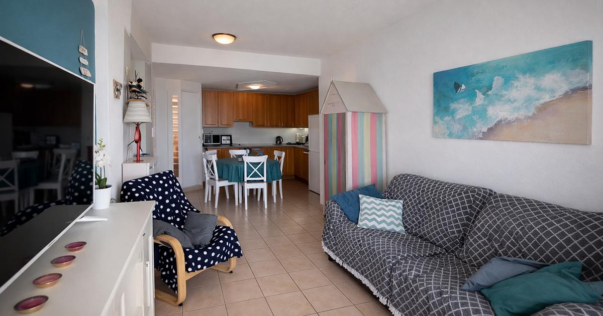 Salon d'une maison à Peníscola